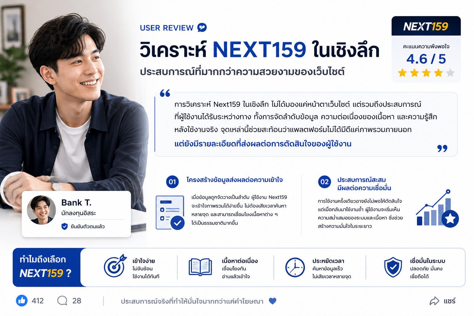 วิเคราะห์ลึก Next159 เมื่อมองมากกว่าหน้าเว็บ สิ่งที่น่าสนใจอยู่ตรงไหน?